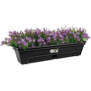 Produktbild für Blumenkasten elho Green Basics Allin1 70, schwarz
