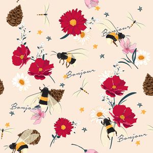 Produktbild für Transferfolie craftcut 40512 Ink Transfer-Sheet Batik Flower