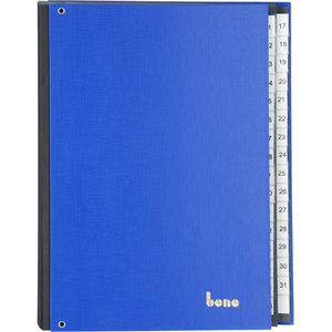 Produktbild für Pultordner bene 75416BL, A4, 1-31