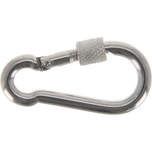 Karabinerhaken Dörner+Helmer 4915184, Edelstahl