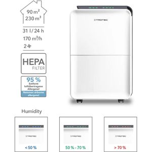 Produktbild für Luftentfeuchter Trotec TTK 99 HEPA, elektrisch