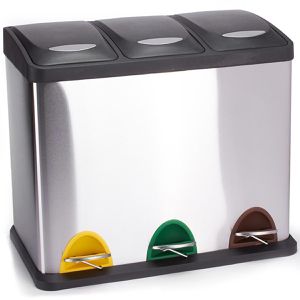 Mülleimer MSV 100353, silber