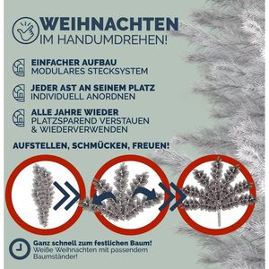 Produktbild für Weihnachtsbaum CASARIA 107679, 150cm