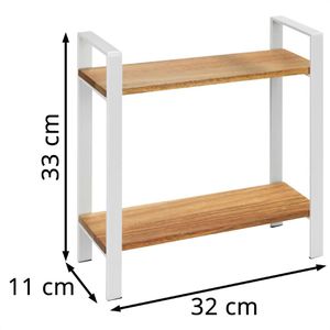 Produktbild für Küchenregal Wenko Louisa 53024100, braun