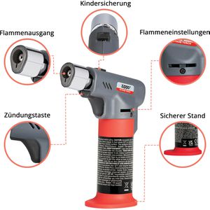 Produktbild für Flambierbrenner Zippo Butane Torch 2007012, Butangasbrenner