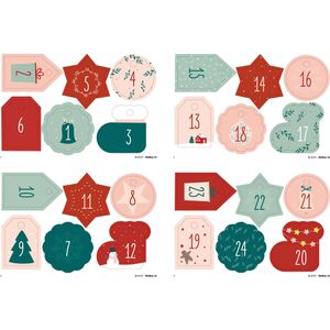 Produktbild für Adventskalender Folia 63121, Nature