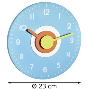 Produktbild für Wanduhr TFA 60.3015.06 Design, Kunststoff, analog, Quarzuhr
