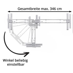 Produktbild für Schreibtischgestell Actiforce Pro 67x SLS, silber