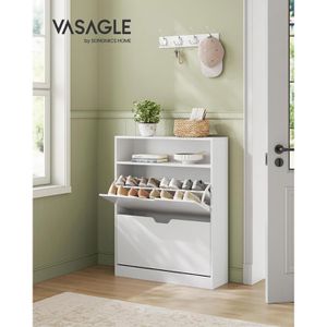 Produktbild für Schuhschrank Vasagle LBC048W01, weiß