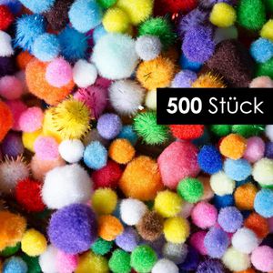 Produktbild für Pompons OfficeTree 3331, farbig sortiert