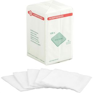 Mullkompressen Nobamed 856110, aus Baumwolle, unsteril