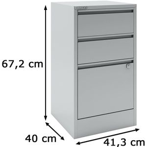 Produktbild für Standcontainer Bisley-Home HF3645, lichtgrau
