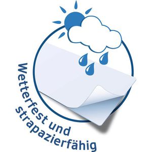 Produktbild für Folienetiketten Herma 9544 Outdoor, weiß matt