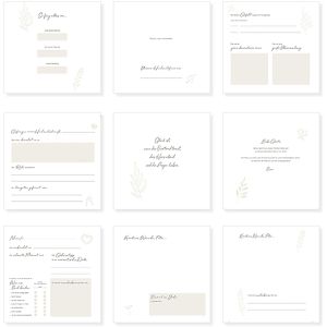 Produktbild für Gästebuch Goldbuch 50044 Blütenliebe, weiß