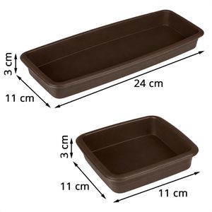 Produktbild für Auflaufform Lurch FlexiForm FlexiBlech, braun, aus Silikon
