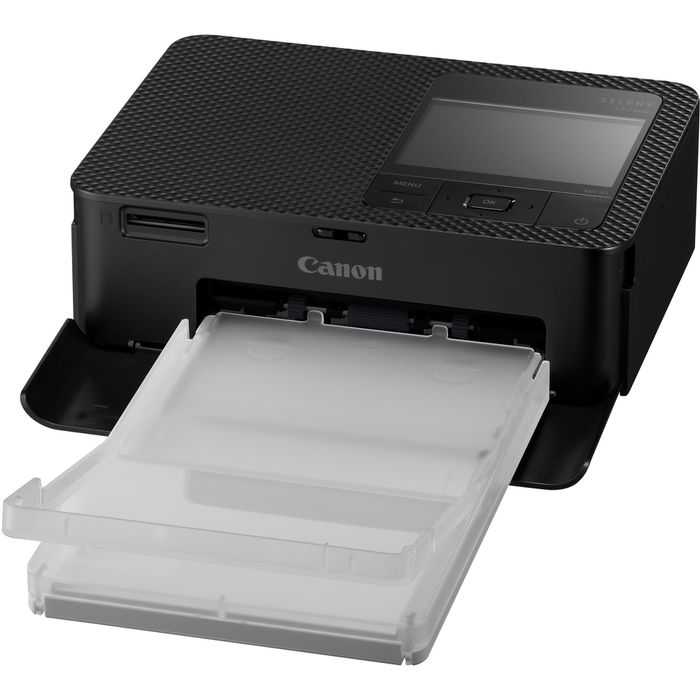 Fotodrucker Canon Selphy CP1500, schwarz, bis 41 mm, Sek./Blatt x Böttcher 148 AG 100 – bis