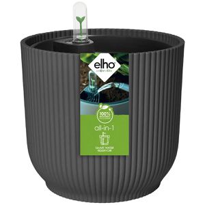 Übertopf elho All-in-1 Vibes rund, anthrazit, Ø 25 x 23 cm