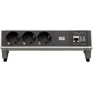 Produktbild für Tischsteckdose Bachmann Desk 2, mit 0,2 m GST18 Kabel