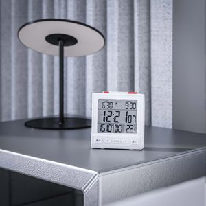 Produktbild für Wecker Mebus 56813 weiß, digital