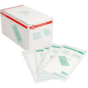 Produktbild für Mullkompressen Nobamed 712120, aus Baumwolle, steril