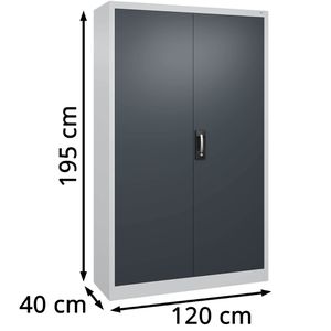 Produktbild für Werkzeugschrank CP-Möbel 08930-00, aus Metall, grau/anthrazit