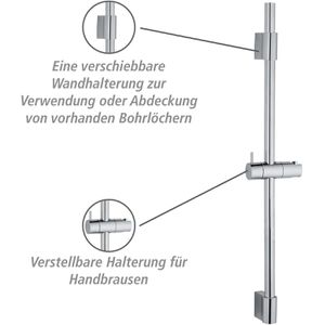 Produktbild für Duschstange Wenko Classic, verchromt