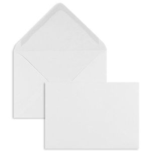 Briefumschläge Blanke weiß, B6