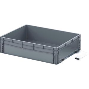 Produktbild für Eurobox AUER EG SKS 86/22 HG, grau, mit Acrylglas-Sichtklappe