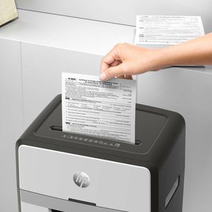 Produktbild für Aktenvernichter HP 2808 OneShred 16MC, mit Rollen
