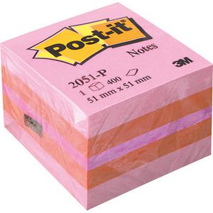 Haftnotizen Post-it Mini Würfel, 2051-P, bunt