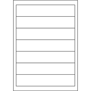 Produktbild für Rückenschilder TopStick labels, 8721, weiß