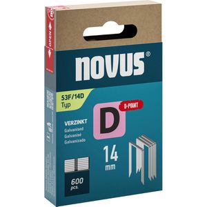 Tackerklammern Novus-Tools 53F/14D, D-Spitze, 14mm
