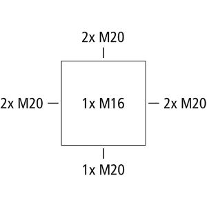 Produktbild für Abzweigdose Spelsberg Abox Pro XT SLK-2,5², wasserdicht IP66