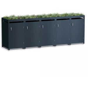 Mülltonnenbox Metzler MMB-2-5X, Metall