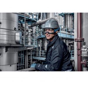 Produktbild für Schutzbrille Uvex megasonic, grau-blau, Vollsichtbrille
