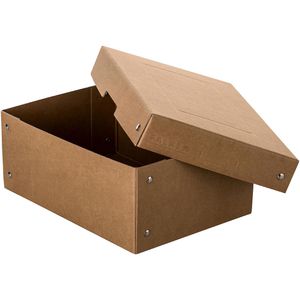 Produktbild für Aufbewahrungsbox Falken Pure Box Nature, 4,5 Liter