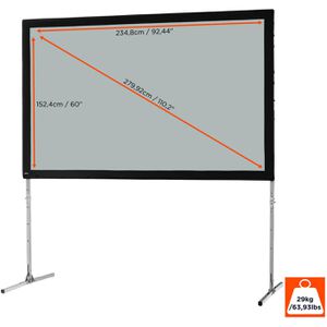 Produktbild für Beamer-Leinwand Celexon Faltrahmen Mobil Expert