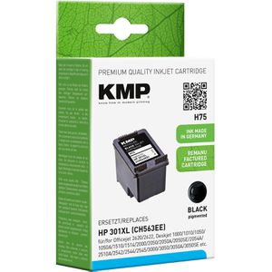 Produktbild für Tinte KMP H75 für HP 301XL, CH563EE