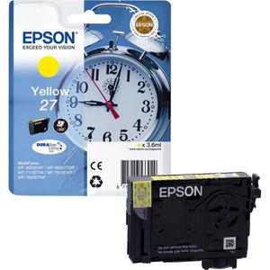 Produktbild für Tinte Epson 27 C13T2704 Wecker, gelb