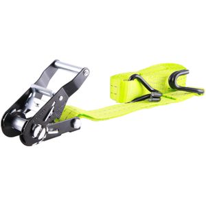 Produktbild für Spanngurt Sandax 338, grün, mit Haken &amp; Ratsche