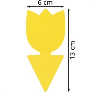 Produktbild für Gelbtafeln Rovar Gelbsticker, 6 x 13 cm, zum Stecken