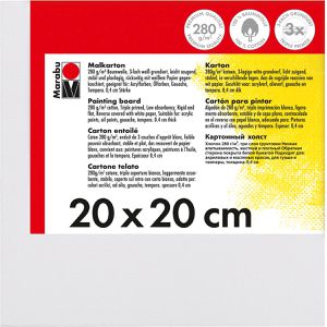 Malkarton Marabu 20 x 20 cm