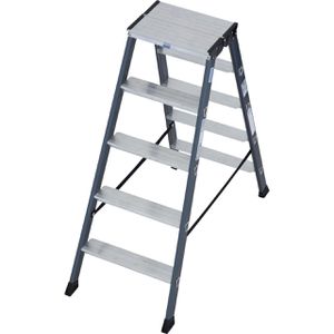 Produktbild für Stehleiter Krause Monto Sepro D, 125828, beidseitig begehbar
