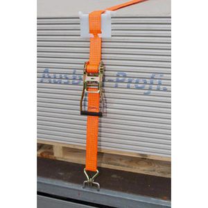 Produktbild für Spanngurt Kerbl 37155, orange, mit Haken &amp; Ratsche