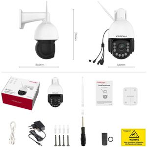 Produktbild für Überwachungskamera Foscam SD4H Dome, außen