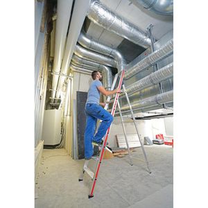 Produktbild für Stehleiter Hymer SC80, 802610, mit Plattform