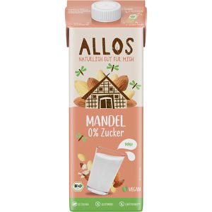 Produktbild für Mandeldrink Allos 0% Zucker, BIO