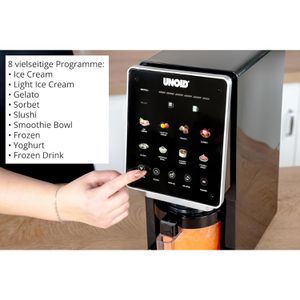 Produktbild für Eismaschine Unold Cream Dream, 48805, für 3x 500 ml