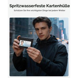 Produktbild für Kreditkartenetui Fintie Kunstleder