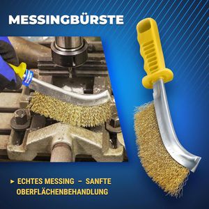 Produktbild für Drahtbürste S&amp;R 135.033.265, Set, Handbürste 265mm